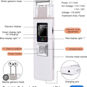 Galvanic Facial Skin Care Tool - White